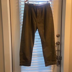 Mens Polo Andrew Pant. Olive/Green.